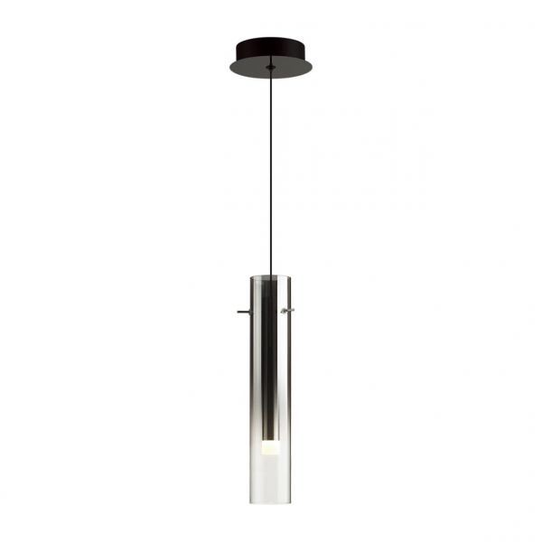 5062/5L PENDANT ODL24 317 черный/темн.хром/металл/стекло Подвес LED 5W 3000K SHINY, изображение 2