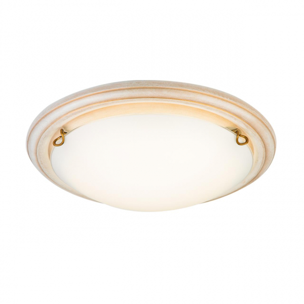 7605/BL SNOK SN Светильник стекло/белое/кремовый/бронза LED 24Вт 4000K D360 IP20 PROVENCE, изображение 2