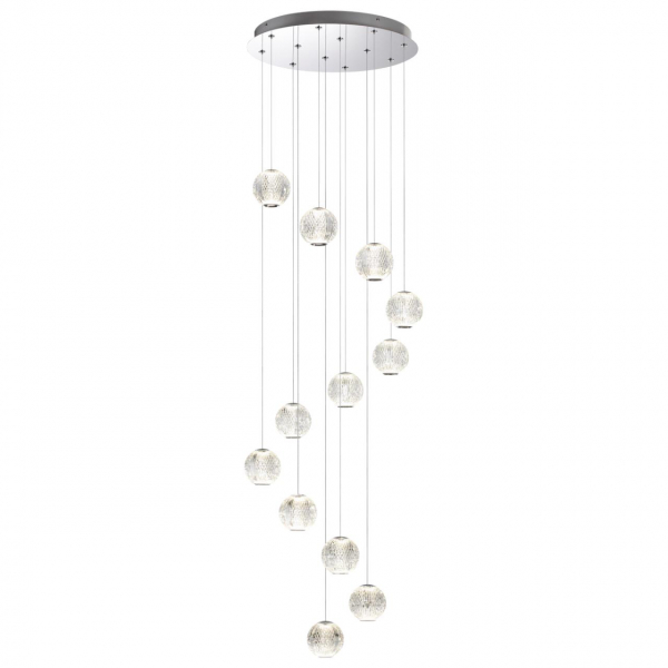 5007/56L L-VISION ODL24 459 хром/металл/акрил Люстра LED 56W 4000K 4711лм CRYSTAL, изображение 2
