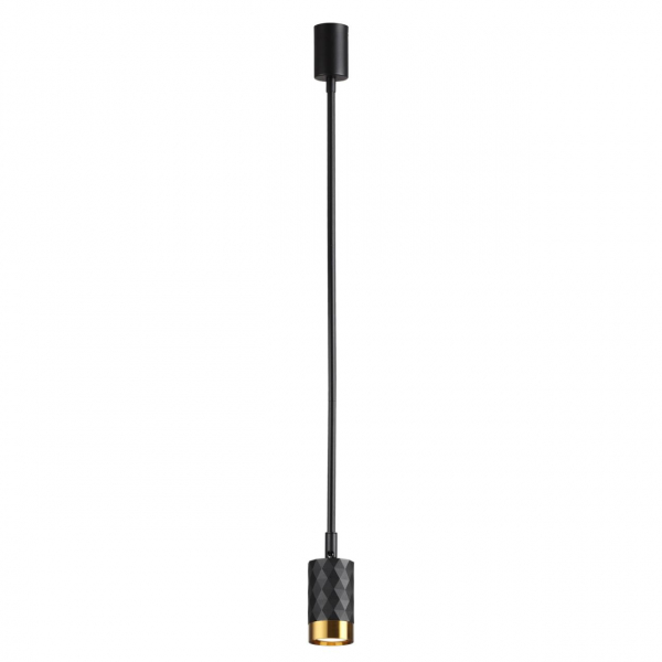 4349/1C HIGHTECH ODL23 281 черный/металл Потолочный св-к IP20 LED GU10 10W AD ASTRUM, изображение 2