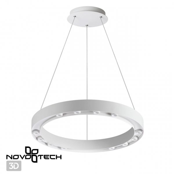 358797 OVER NT21 180 белый Светильник накладной светодиодный, длина провода 2м IP20 LED 50W 4800Лм 4000K 220-240V NLO, изображение 5
