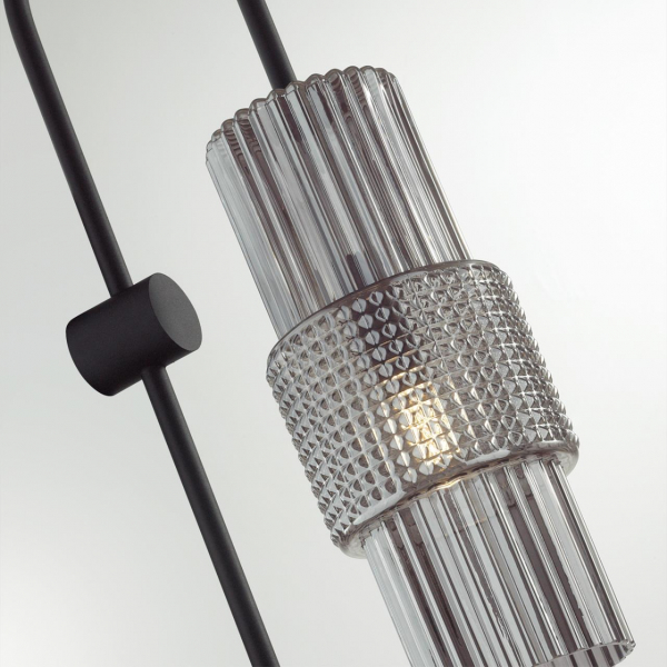 5016/1W MODERN ODL23 359 черный/дымчатый металл/стекло Бра E14 1*40W PIMPA, изображение 5