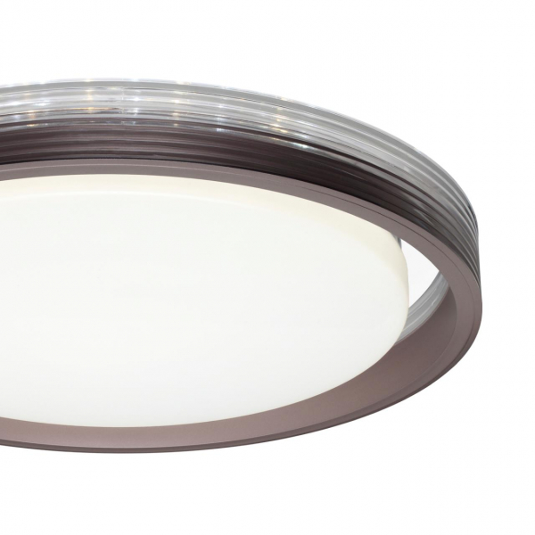 7698/EL MARON SN 94 Светильник пластик/кофе/прозрачный LED 70Вт 3000-6000K D475 IP43 пульт ДУ MEDEN, изображение 6