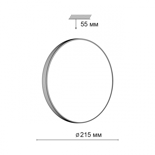 3066/AL MINI SN 159 Светильник пластик/белый/под светлое дерево LED 12Вт 4000К D215 IP43 SMALLI, изображение 5