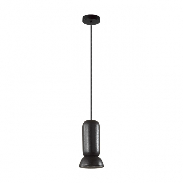 5054/1D PENDANT ODL24 315 черный/металл/керамика Подвес GU10 LED 4W KERAMA