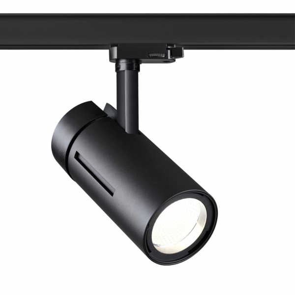 358595 PORT NT21 150 черный Трехфазный трековый cветильник IP20 LED 4000K 30W 175-245V DEP, изображение 2