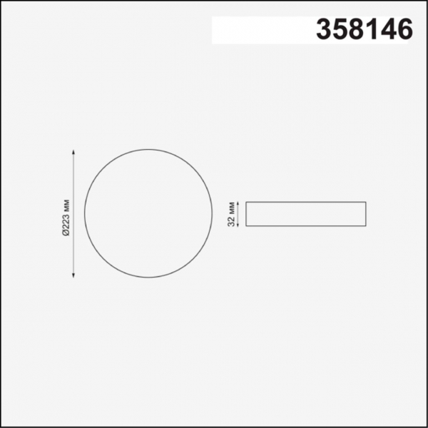 358146 SPOT NT19 301 белый Встраиваемый светильник IP20 LED 4000K 24W 85 - 265V MON, изображение 3