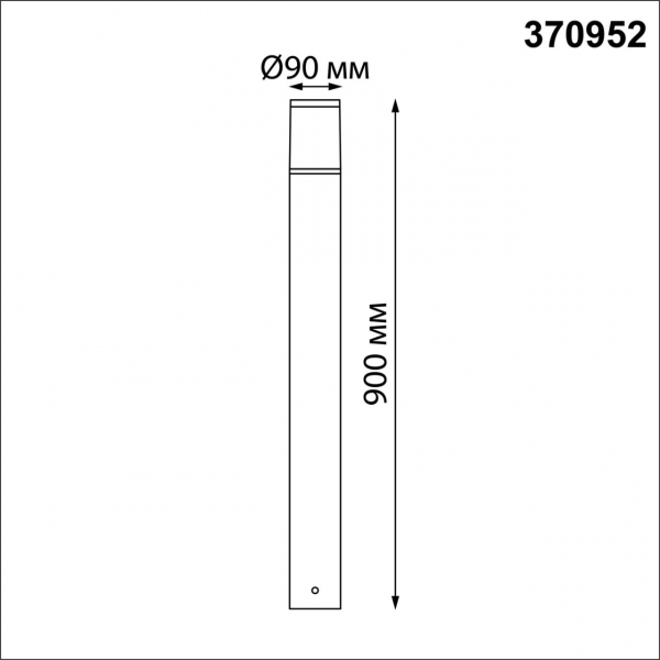 370952 STREET NT23 353 темно-серый Светильник ландшафтный IP54 E27 15W 220-240V VIDO, изображение 5