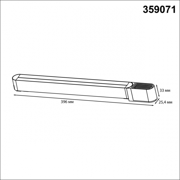 359071 DRIVE NT23 046 белый Драйвер для накладного шинопровода (арт.135193-135196) IP20 200W 48V SMAL, изображение 5