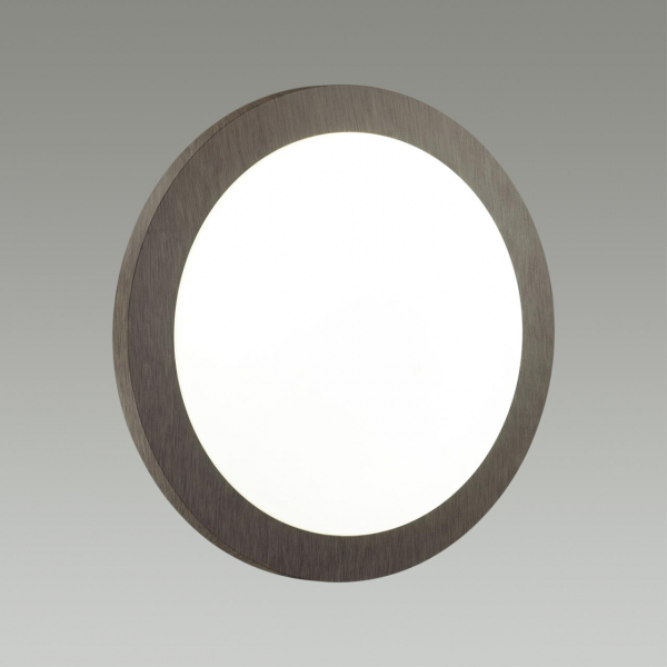 7606/DL PALE SN 023 Светильник пластик/белый/коричневый под дерево LED 48Вт c ДУ 3000-6300К D390 IP43 пульт ДУ KAFA, изображение 4