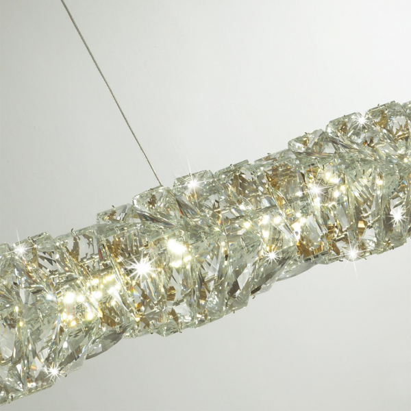 4999/36LA HALL ODL23 535 золотой/прозрачный/металл/хрусталь Люстра LED 36W 4000K STRAZA, изображение 4