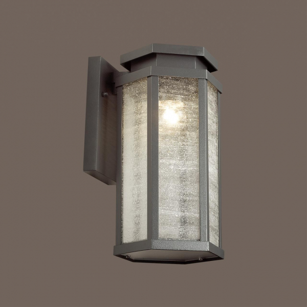 4048/1W NATURE ODL18 647 темно-серый/белый Уличный настенный светильник IP44 E27 100W 220V GINO, изображение 3