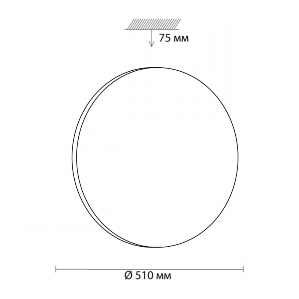 3017/EL PALE SN 171 Светильник пластик/белый LED 72Вт 4000K D510 IP43 SIMPLE, изображение 4