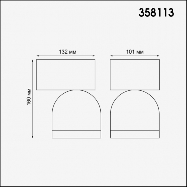 358113 STREET NT19 366 темно-серый  Ландшафтный настен.светильник IP65 LED 3000К 10W GALEATI, изображение 3