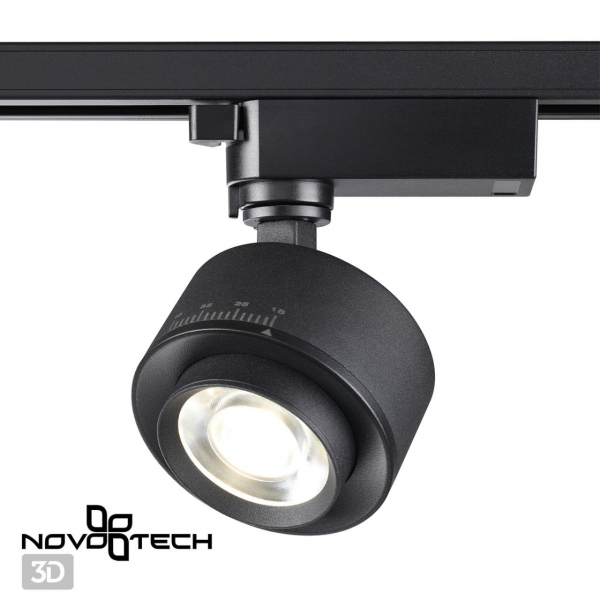 358942 PORT NT22 106 черный Светильник трековый однофазный трехжильный IP20 LED 4000К 15W 220V EDDY, изображение 7