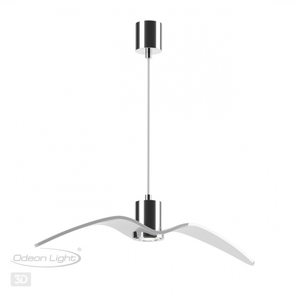 Подвес 4903/1B BIRDS GU10 1*5W бел/хром, изображение 7