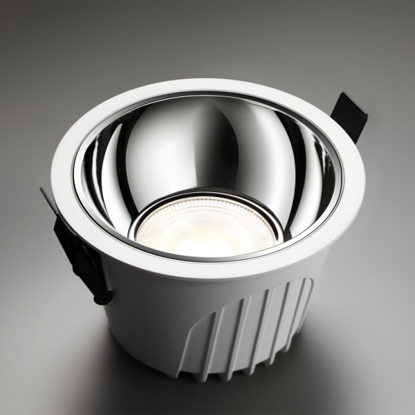 358693 SPOT NT21 276 белый/хром Светильник встраиваемый светодиодный IP20 LED 4000К 20W 100-265V KNOF, изображение 2