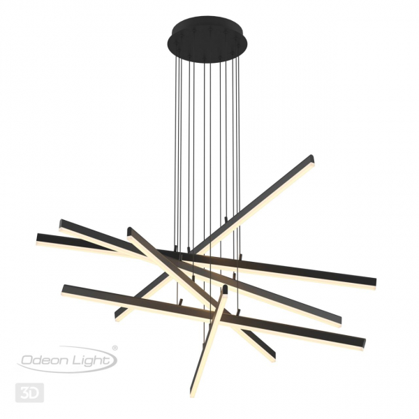 Люстра 3890/96L RUDY LED 4000K 96Wчер, изображение 5