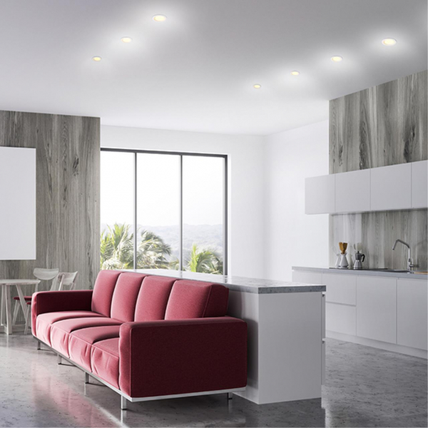 358200 SPOT NT19 230 белый Встраиваемый светильник IP20 LED 4000K 20W 220В VARPAS, изображение 2