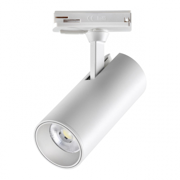 359156 PORT NT23 091 белый Светильник трековый однофазный двухжильный IP20 LED 24W 220V 4000К 2300Лм SELENE, изображение 5