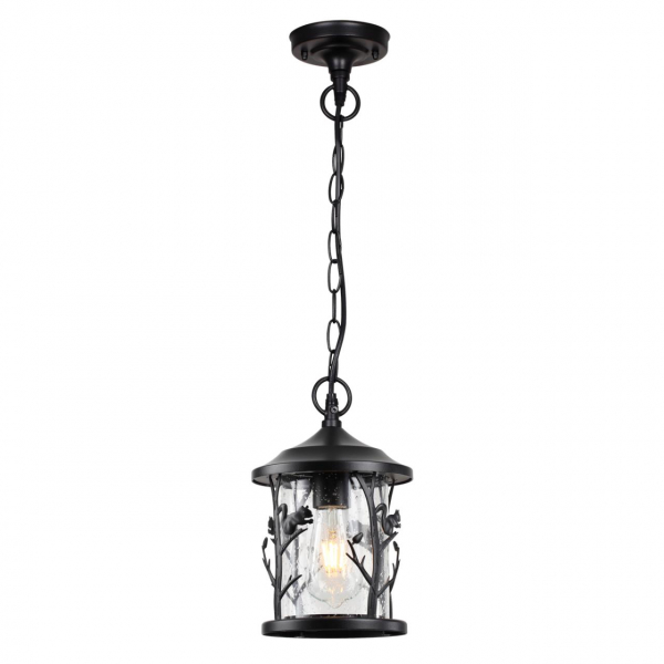 4963/1 NATURE ODL22 639 черный/стекло Ландшафтный подвес E27 1*60W IP44 CUITA, изображение 2