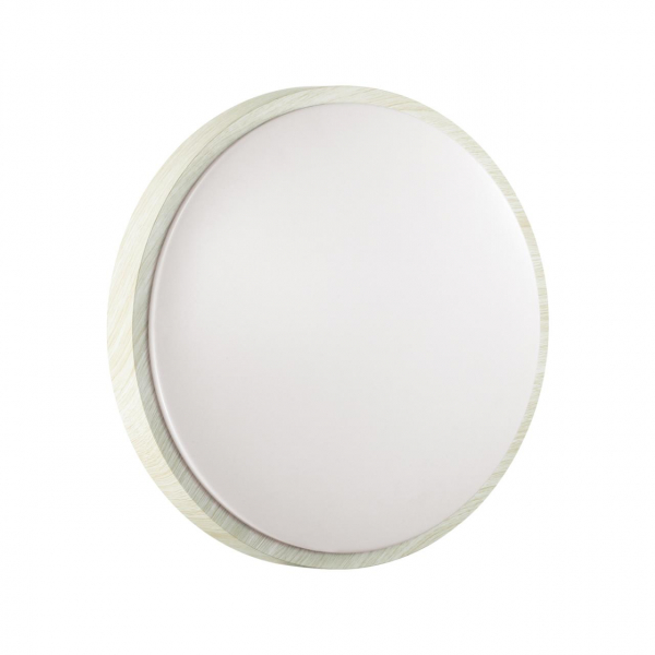 7628/DL PALE SN 118 Светильник пластик/беленый под дер. LED 48Вт 3000-6300K D400 IP43 пульт ДУ LOSTA, изображение 7