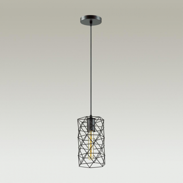3729/1 SUSPENTIONI LN19 212 черный Подвес E27 1*60W 220V OLAF, изображение 2