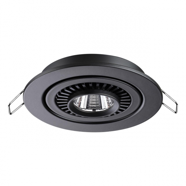 358816 SPOT NT21 278 черный Светильник встраиваемый светодиодный IP20 LED 9W 770Лм 4000K 220V GESSO, изображение 7