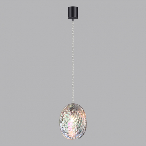 5039/1 MODERN ODL24 297 черный/перламутровый/металл/стекло Подвес G9 1*40W MUSSELS, изображение 3
