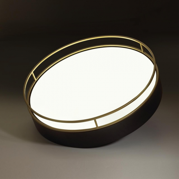 7723/100L AVRA LED SN 32 Светильник металл/пластик/белый/черный/золотой LED 100Вт 3000-6000K D600 IP20 пульт ДУ LOFTY, изображение 5