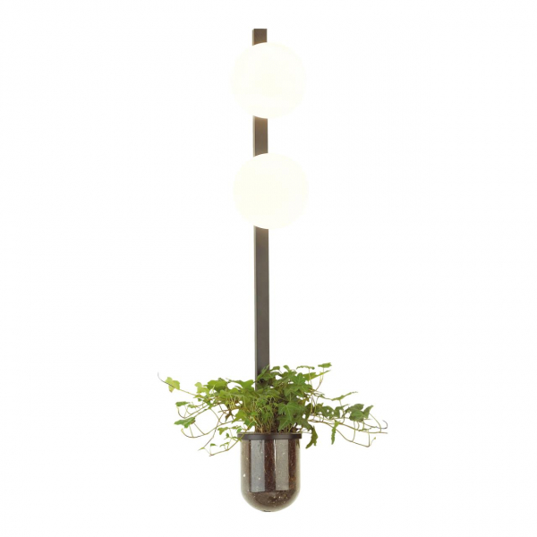 4681/2WA WALLI ODL20 589 черный/белый Настенный светильник E14 2*40W 220V FLOWER, изображение 2