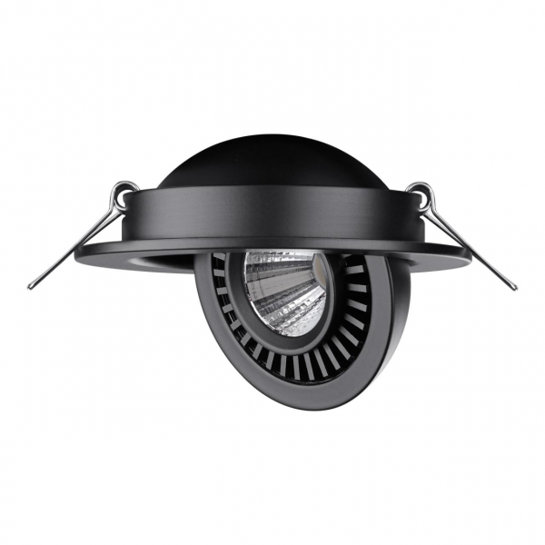 358816 SPOT NT21 278 черный Светильник встраиваемый светодиодный IP20 LED 9W 770Лм 4000K 220V GESSO, изображение 3