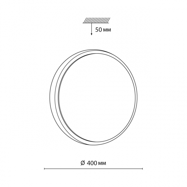 7628/DL PALE SN 118 Светильник пластик/беленый под дер. LED 48Вт 3000-6300K D400 IP43 пульт ДУ LOSTA, изображение 8