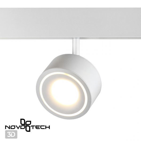 358548 SHINO NT21 074 белый Трековый светильник для низковольного шинопровода IP20 LED 4000K 12W 48V FLUM, изображение 3
