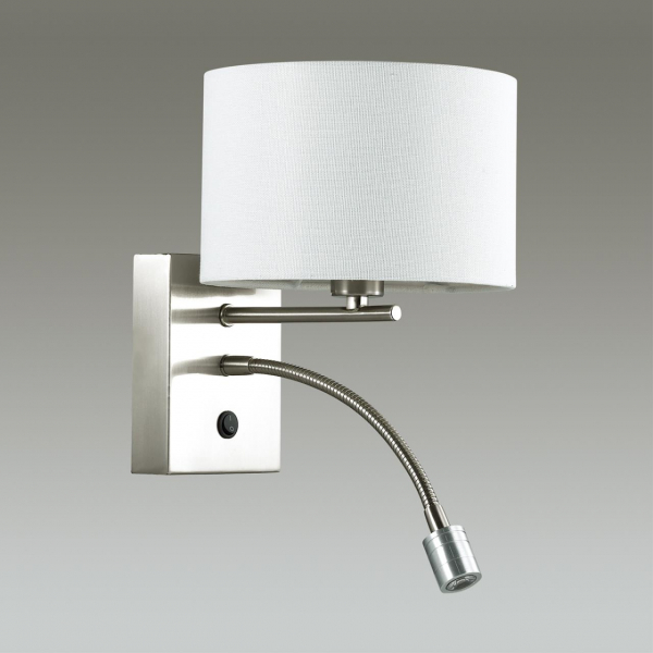 3745/1A MODERNI LN19 158 никель Бра E14, LED 43W 220V NIKKI, изображение 2