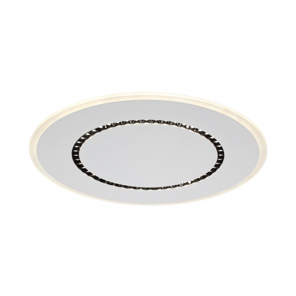 7663/44L MITRA LED SN 60 Светильник пластик/белый LED 44Вт 3000-4000-6000K D600 IP20 пульт ДУ COSMO, изображение 3