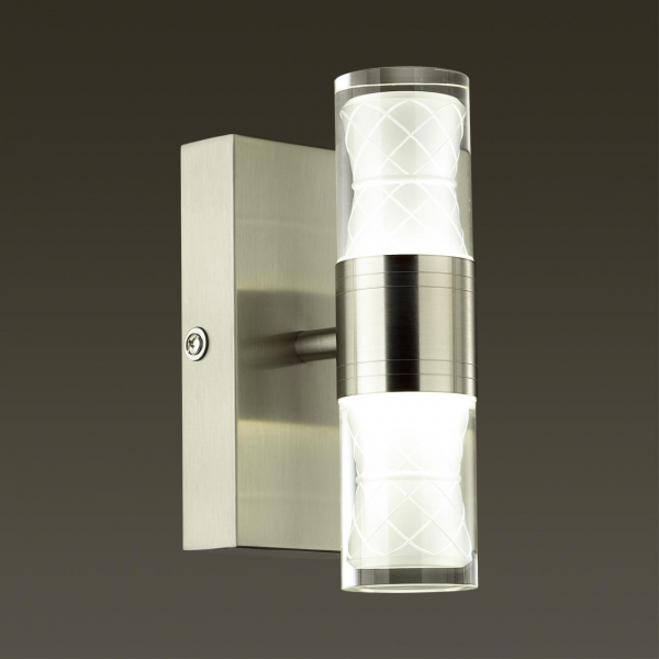 5223/10WL VINTAGE 000 никель Бра IP44 LED 2*5W 4000K 220V WAGNER, изображение 2