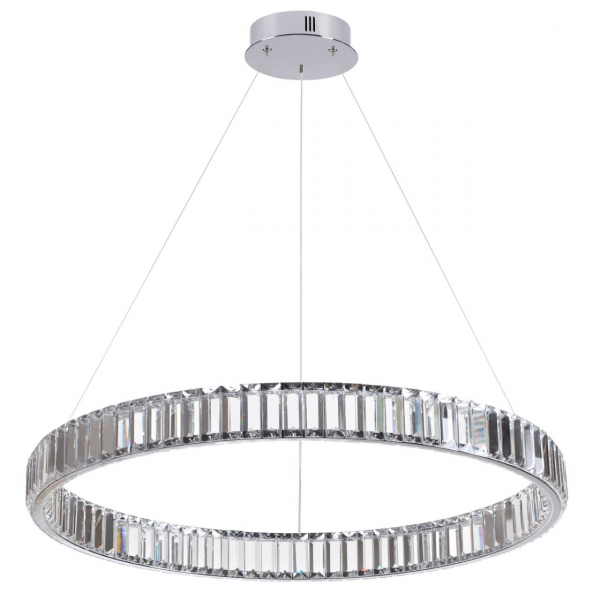 4930/45L L-VISION ODL24 489 хром/прозрачный металл/хрусталь Люстра LED 45W 4000K 5350Лм VEKIA, изображение 6