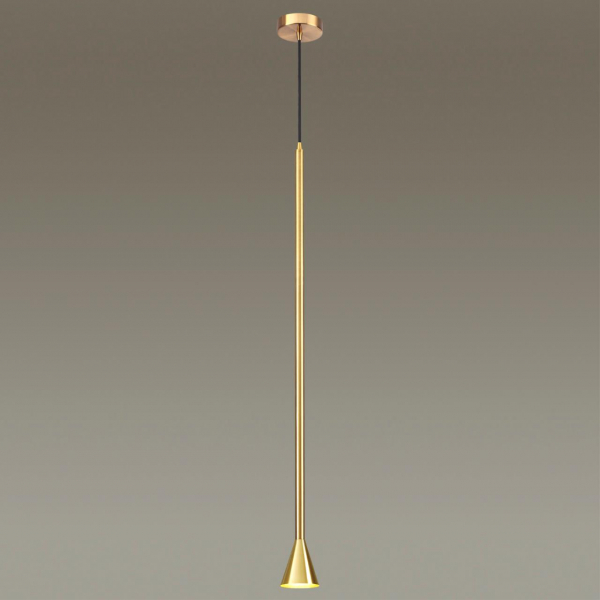 3884/1G HIGHTECH ODL20 353 золотистый/металл Подвесной светильник LED GU10 7W 220V PIPA, изображение 3