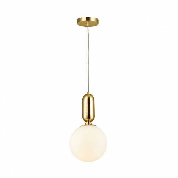 4669/1 PENDANT ODL20 347 золотой/белый Подвес E27 1*40W (тип лампы СВЕЧА ) 220V OKIA, изображение 2