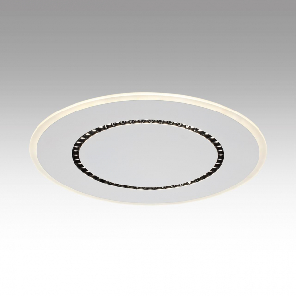 7663/44L MITRA LED SN 60 Светильник пластик/белый LED 44Вт 3000-4000-6000K D600 IP20 пульт ДУ COSMO, изображение 4