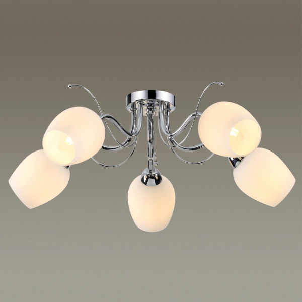 4594/5C COMFI хром Люстра Потолочная E14 5*40W 220V MARCELA., изображение 2