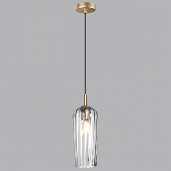 6551/1B SUSPENTIONI LN23 200 матовое золото Подвес E14 1*40W 220V ELLIE, изображение 2