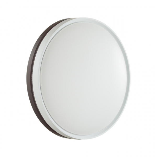 7668/DL COLOR SN 98 Светильник пластик/белый/темно-коричневый LED 48Вт 4000К D415 IP43 NOHAVA BROWN
