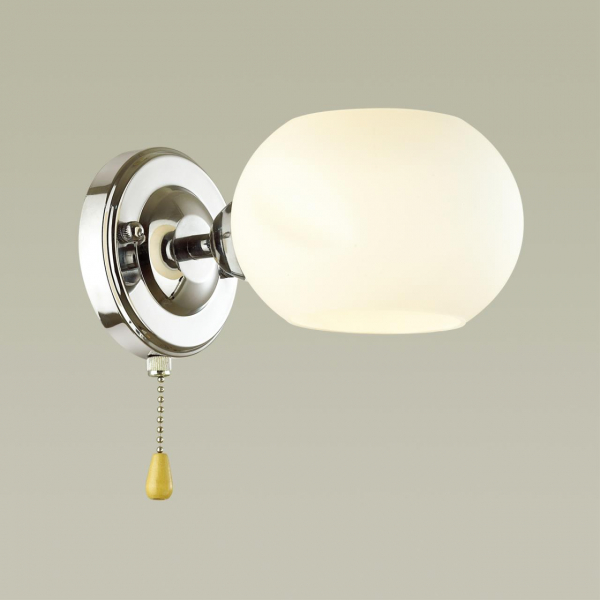 4548/1W COMFI LN21 000 хром, белый Бра E14 40W 220V PENELOPA, изображение 2