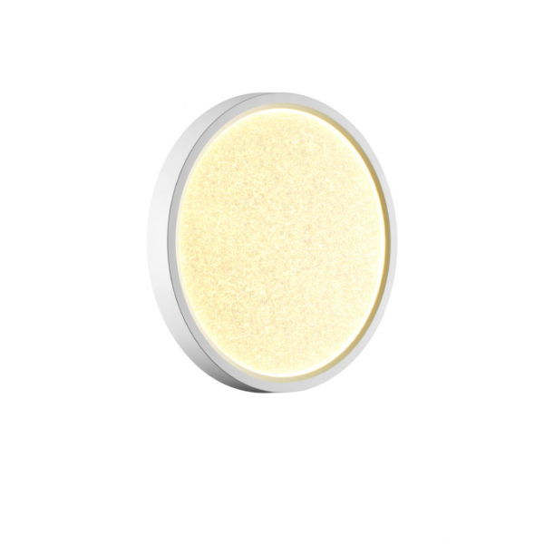 7661/18L MITRA LED SN 56 Светильник пластик/белый LED 18Вт 3000/4000K D230 IP40 OMEGA WHITE, изображение 4