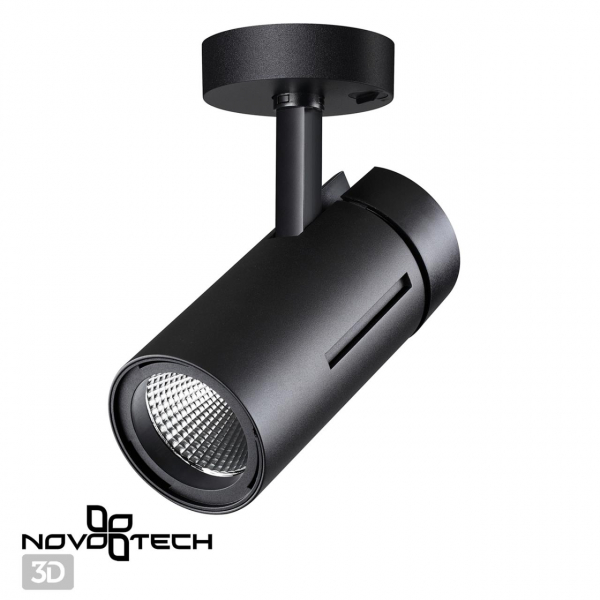 358597 OVER NT21 220 черный Светильник накладной светодиодный IP20 LED 4000K 30W 175-245V DEP, изображение 3