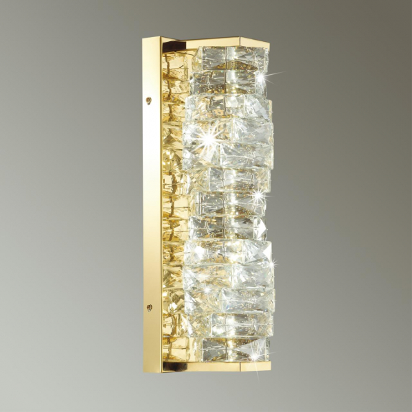 4999/10WL HALL ODL23 535 золотой/прозрачный/металл/хрусталь Бра LED 10W 4000K STRAZA, изображение 3