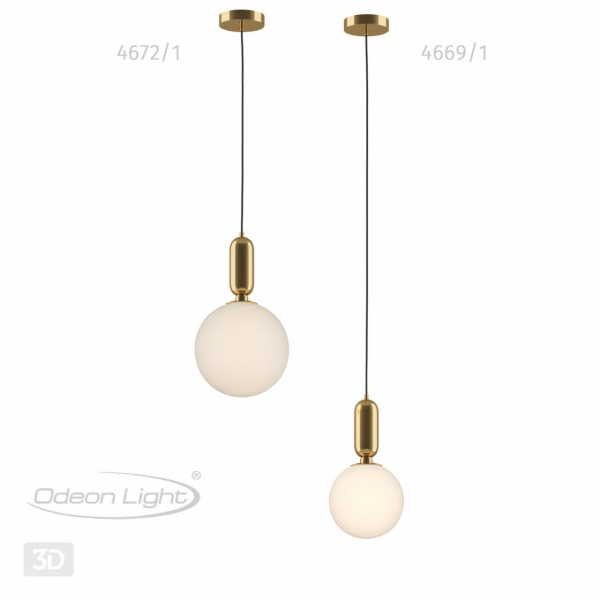 4669/1 PENDANT ODL20 347 золотой/белый Подвес E27 1*40W (тип лампы СВЕЧА ) 220V OKIA, изображение 5