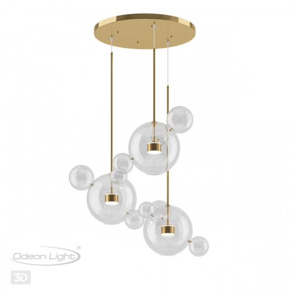 Подвес 4640/36LA BUBBLES 36W 4000K золото, изображение 6